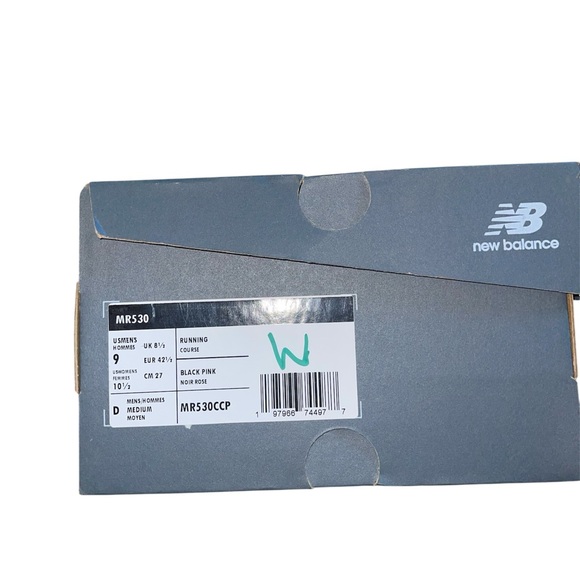 New Balance Pink and Blue Sneakers with Mesh Uppers and Cushioned Soles - Picture 3 of 3